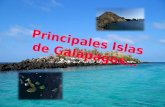 Principales islas de Galapagos