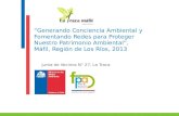 Generando Conciencia Ambiental y Fomentando Redes para Proteger Nuestro Patrimonio Ambiental, Máfil, Región de Los Ríos, 2013 Junta de Vecinos N° 27, La.