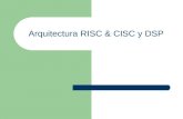Arquitectura RISC & CISC y DSP. Integrantes: Arzola Torijano Hugo Jiménez Rosendo Gabriel López Guarneros Raymundo Mendoza Cabañas Alejandro Muñoz López.