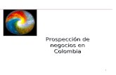 1 Prospección de negocios en Colombia. 2 Localización.