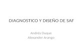 DIAGNOSTICO Y DISEÑO DE SAF Andrés Duque Alexander Arango.