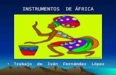 Los instrumentos de áfrica