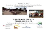 PROGRAMA EELA EN CENTROAMÉRICA Periodo de ejecución Mayo 2012- Septiembre 2013 Programa de: PROGRAMA EELA Argentina, Bolivia, Brasil, Colombia, Ecuador,