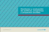 Monitoreo y evaluación de políticas programas y proyectos 2012