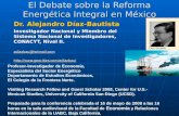 Dr. Alejandro Diaz Bautista Pemex Debate en Mexico de la Reforma Energetica 2008