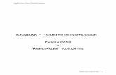 Kanban tarjetas de instrucción paso a paso y principales variantes
