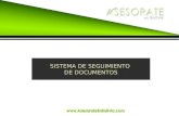 SISTEMA DE SEGUIMIENTO DE DOCUMENTOS. El Sistema de Seguimiento de Documentos es un sistema informático que permite el registro del flujo administrativo.