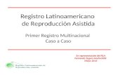 Registro Latinoamericano de Reproducción Asistida Primer Registro Multinacional Caso a Caso En representación del RLA Fernando Zegers-Hochschild Mayo 2013.