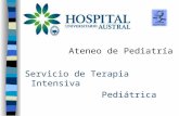 Ateneo de Pediatría Servicio de Terapia Intensiva Pediátrica.