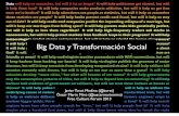 Big Data y Transformación Social: Límites y Posibilidades. FCFORUM 2013