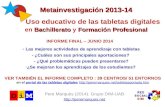 Uso educativo de las tabletas digitales en Bachillerato y  Formación Profesional
