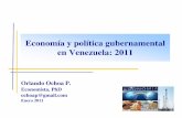 EconomíaY Política Gubernamental. Venezuela.2011.Orlando Ochoa