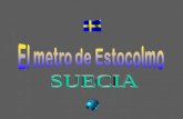 El metro de Estocolmo se compone por 3 grupos y por siete líneas: T10, T11 (Azul), T13, T14, (Rojo), T17, T18 y T19 (Verde)