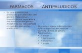 FARMACOS ANTIPALUDICOS Es una enfermedad producida por parásitos del género Plasmodium, trasmitido por la picadura del mosquito del género Anopheles. Es.