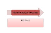 Planificación docente PEP 2011. ¿Qué? ¿Con qué? ¿Cuánto tiempo? ¿Para qué?