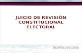 JUICIO DE REVISIÓN CONSTITUCIONAL ELECTORAL. 2 DEFINICIÓN Medio de defensa jurisdiccional, que por regla general sólo pueden promover los partidos políticos.