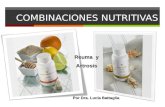 Combinaciones nutritivas: Reuma y Artrosis