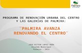 Renovación Urbana y Peatonalización del centro de Palmira  / septiembre 2014