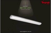 Illumina ® BS100 LED. BS 100 LED Ensamble: Diseño sencillo de 3 piezas que permite un fácil armado sin herramientas. 8 Clips que sellan y aseguran la.