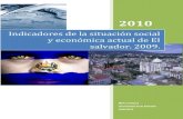 Indicadores de la situacion social y economica actual de El Salvador