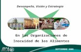 Desempeño, Visión y Estrategia En las Organizaciones de Inocuidad de los Alimentos SEPTIEMBRE 2008
