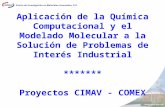 Aplicación de la Química Computacional y el Modelado Molecular a la Solución de Problemas de Interés Industrial ******* Proyectos CIMAV - COMEX.