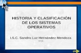 Siguiente HISTORIA Y CLASIFICACIÓN DE LOS SISTEMAS OPERATIVOS I.S.C. Sandra Luz Hernández Mendoza AUTOR.