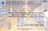 1 Taller Regional sobre la Prevención y Monitoreo del Tráfico Ilícito de Desechos Peligrosos y otros Desechos REPÚBLICA BOLIVARIANA DE VENEZUELA Ministerio.