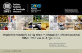 Implementación de la recomendación internacional OIML R60 en la Argentina. Ing. Alejandro Savarin INTI-Física y Metrología Jefe del laboratorio de Fuerza.