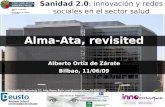 Sanidad 2.0: Alma-Ata revisited