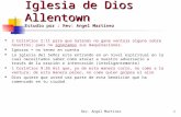 Rev. Angel Martinez1 Iglesia de Dios Allentown Estudio por : Rev: Angel Martinez 2 Corintios 2:11 para que Satanás no gane ventaja alguna sobre nosotros;