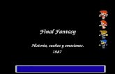 Final Fantasy Historia, sueños y emociones. 1987.