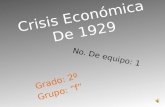 Crisis economica de 1929