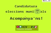 Candidatura elecciones municipales 2011