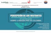 Percepción de los visitantes estadounidenses, venezolanos y ecuatorianos sobre la imagen país de Colombia