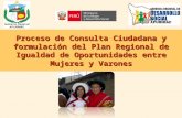 Formulación del Plan Regional de Igualdad de Oportunidades de la Región Apurímac.