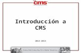 Introducción a CMS 2012-2013. ¿Cómo está organizado CMS? CMS organizó el distrito en 5 zonas en marzo de 2010 como parte de los recortes efectuados en.