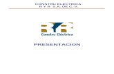 PRESENTACION CONSTRU ELECTRICA R Y R S.A. DE C. V.