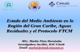 Estado del Medio Marino en la Región del Gran Catibe y estado del protocolo FTCM