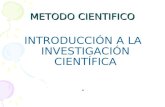 Introducion Investigacion Cientifica Noviembre 2008