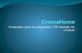 Programa para la asignatura TID basado en cromas.