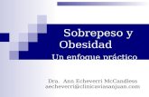Sobrepeso y Obesidad Un enfoque práctico Dra. Ann Echeverri McCandless aecheverri@clinicaviasanjuan.com.
