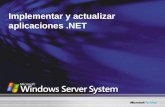 TNT1-142. Implementar y actualizar aplicaciones.NET.