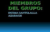 FATIMA SANTOLALLA AZARAGH MIEMBROS DEL GRUPO: Curso 2011-12.