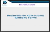 Desarrollo de Aplicaciones Windows Forms. Conocer los elementos involucrados en el desarrollo de una aplicación de escritorio Windows con Visual Studio.