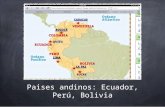 Paises andinos: Ecuador, Perú, Bolivia. 2.1 vocabulario.