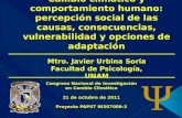 Mtro. Javier Urbina Soria Facultad de Psicología, UNAM.