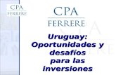Uruguay: Oportunidades y desafíos para las inversiones Gabriel Oddone Punta del Este, abril 2008.