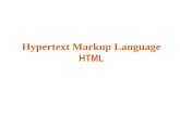Hypertext Markup Language HTML. OBJETIVOS Conocer los fundamentos de HTML Escribir HTML usando un editor sencillo Escribir HTML usando otra herramienta