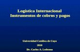 Logística Internacional Instrumentos de cobros y pagos Universidad Católica de Cuyo 2010 Dr. Carlos A. Ledesma.